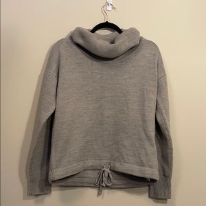grey turtle neck sweater